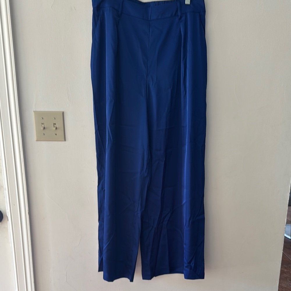 Rachel Zoe Blue Wide Leg Pants